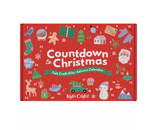 Read more about the article Kid’s Crafts 2024 Countdown to Christmas Advent Calendar, 25 DIY Craft Kits – Now Available